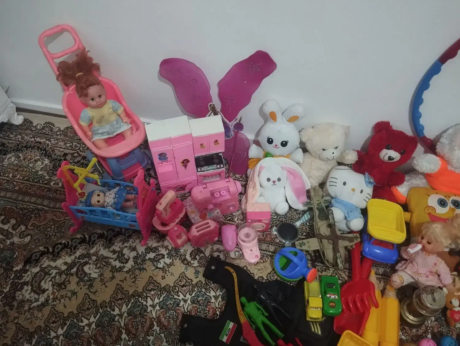 اسباب بازی و عروسک همه باهم|اسباب‌بازی بچه|کرمانشاه, |دیوار