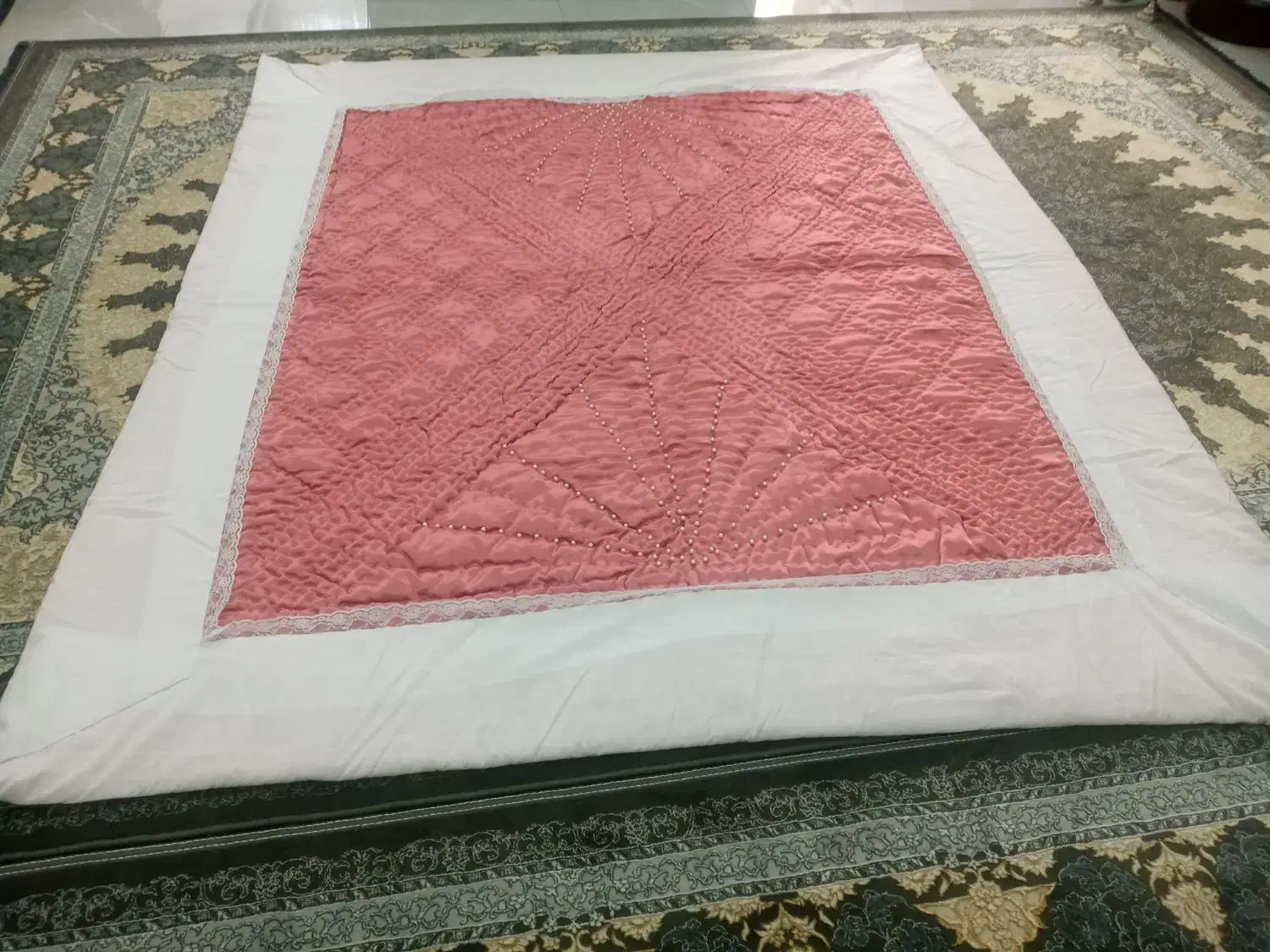 لحاف دونفره نو اصلا استفاده نشده|رختخواب، بالش، پتو|تهران, امام زاده عبدالله|دیوار