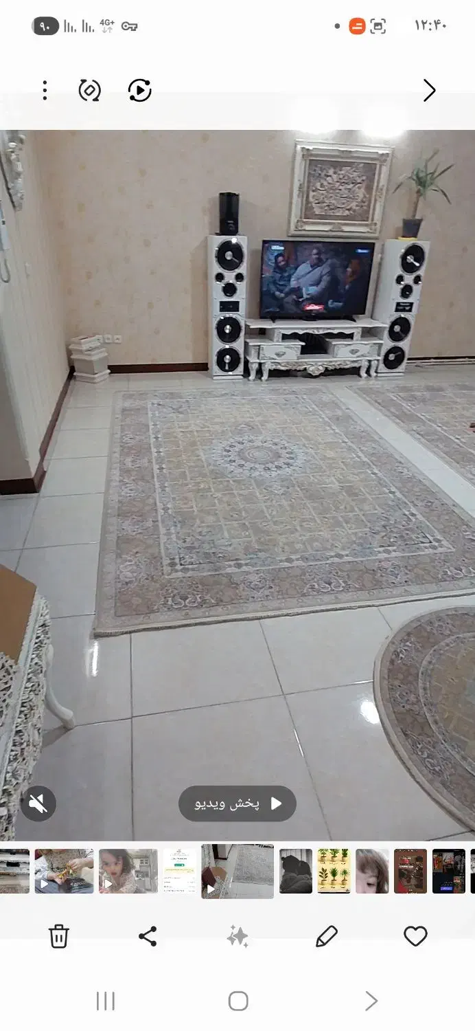 دو تخته فرش ۶ متری همراه پادری ها|فرش|تهران, ایران|دیوار