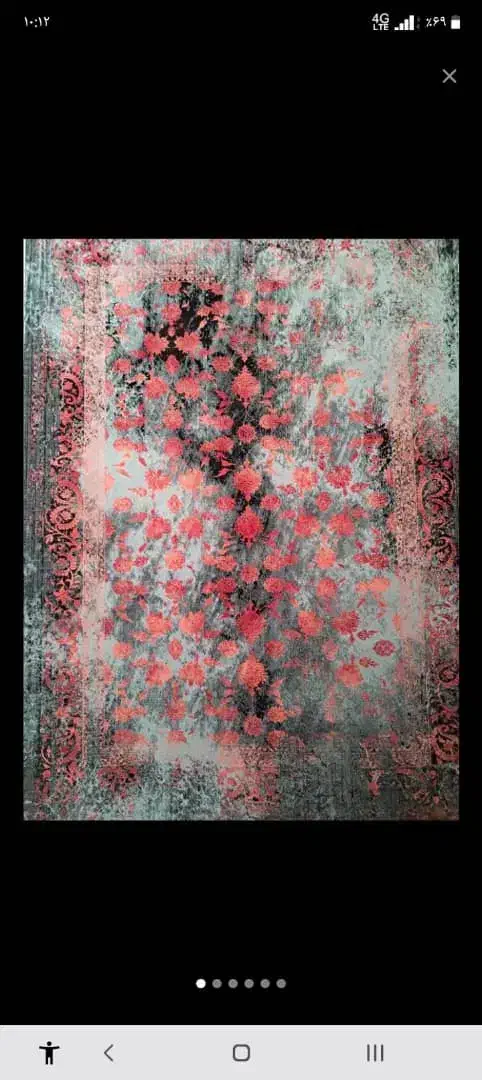 فرش ۷۰۰ شانه صد در صد نخ اکرولیک در حد نو|فرش|رباطکریم, نصیرشهر|دیوار