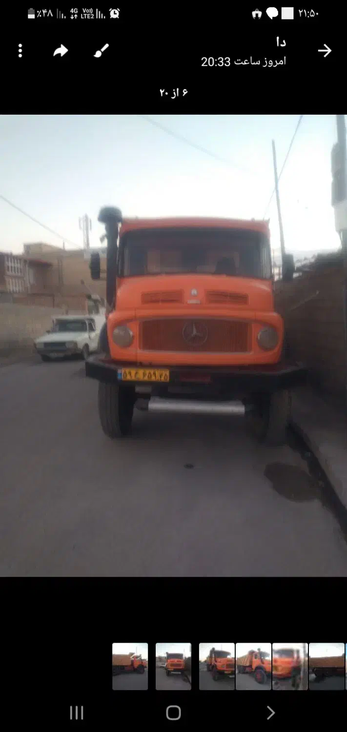 بنز زیر مایلر ده چرخ|خودرو سنگین|باروق, |دیوار