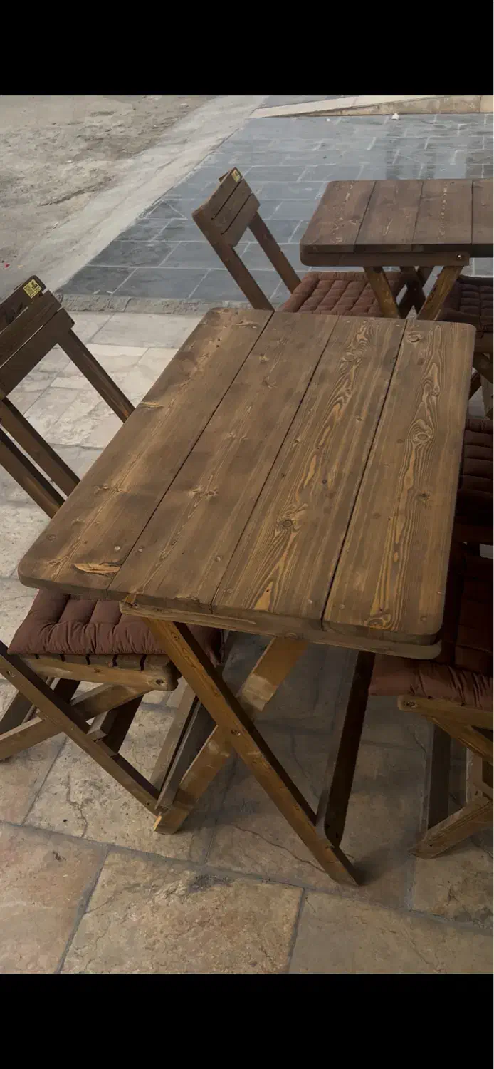 میز و صندلی چوبی|میز و صندلی غذاخوری|بندر ماهشهر, |دیوار