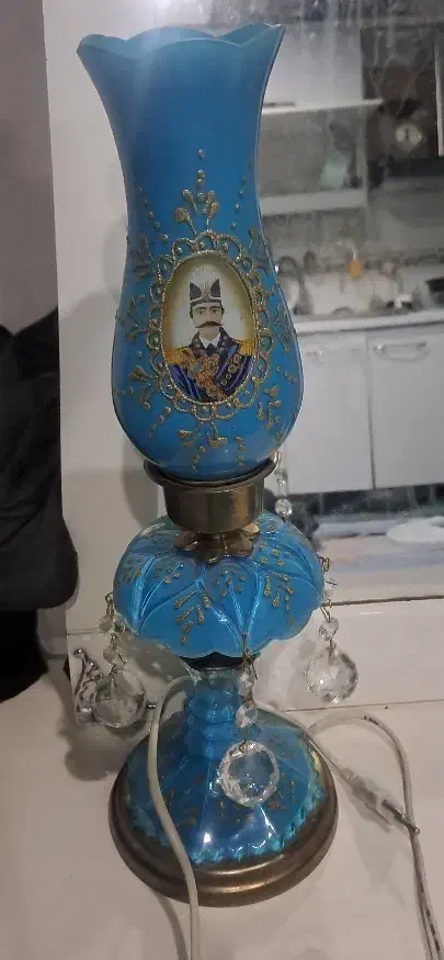 شمعدانی شاه عباسی آبی فیروزه ای|بوفه، ویترین، کنسول|تهران, شهرک دریا|دیوار