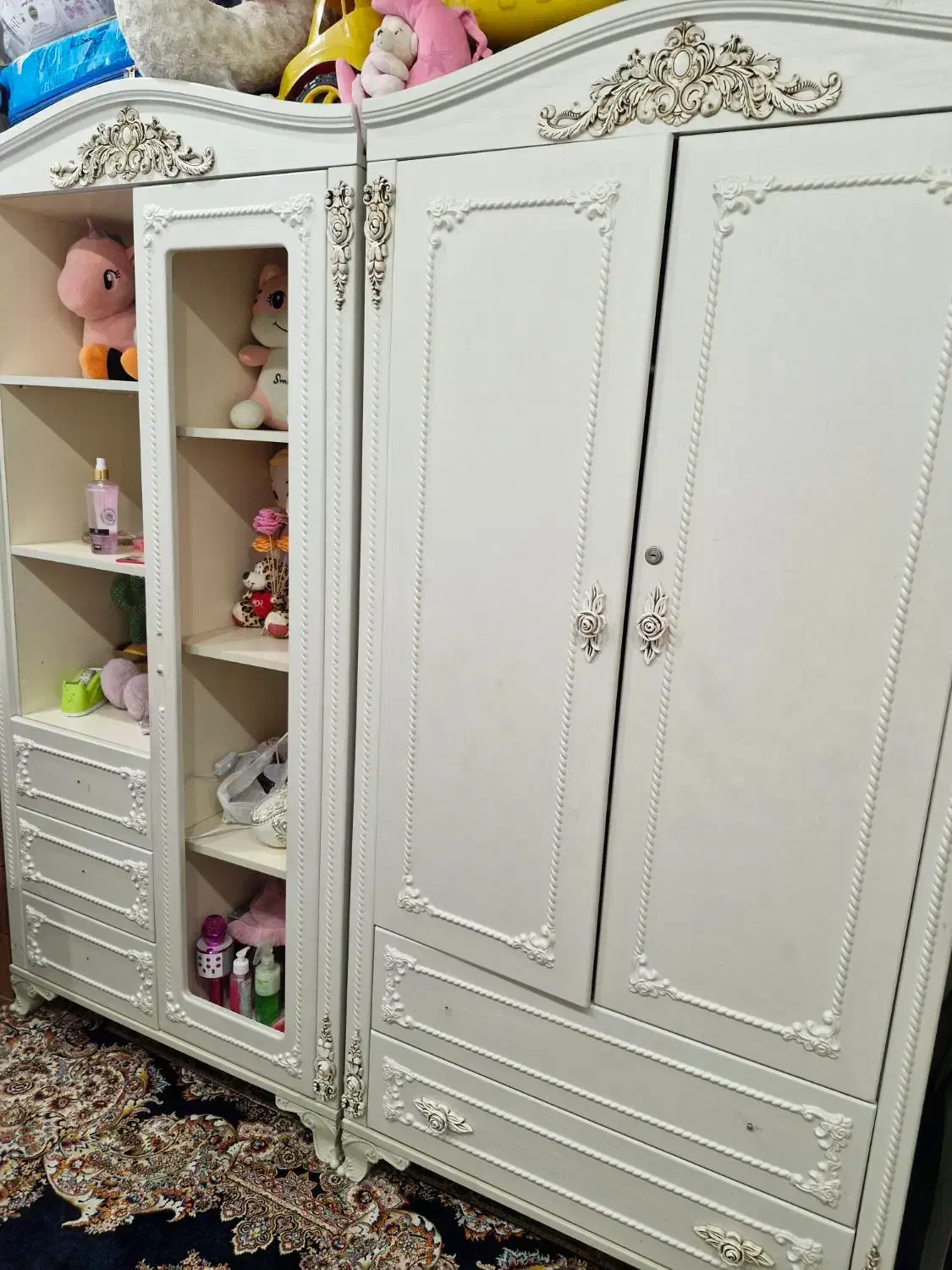 سرویس خواب نوجوان سفارشی|تخت و سرویس خواب|پرند, فاز ۴|دیوار