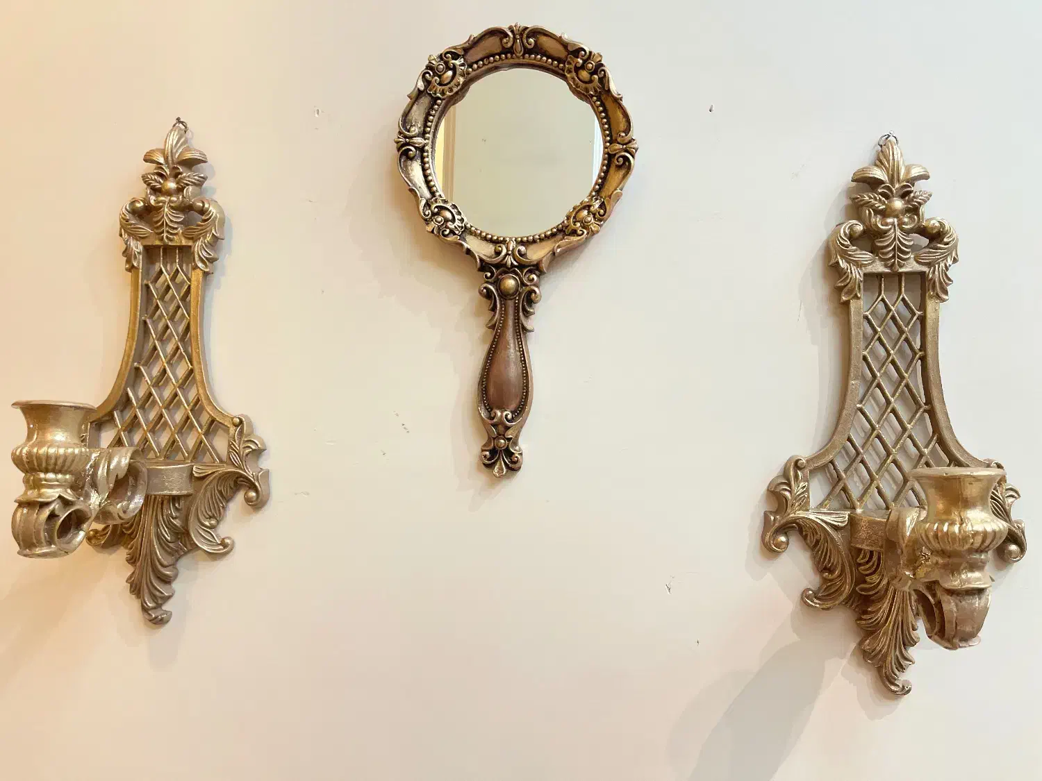 آینه سلطنتنی طرح برنزی|آینه|یزد, |دیوار