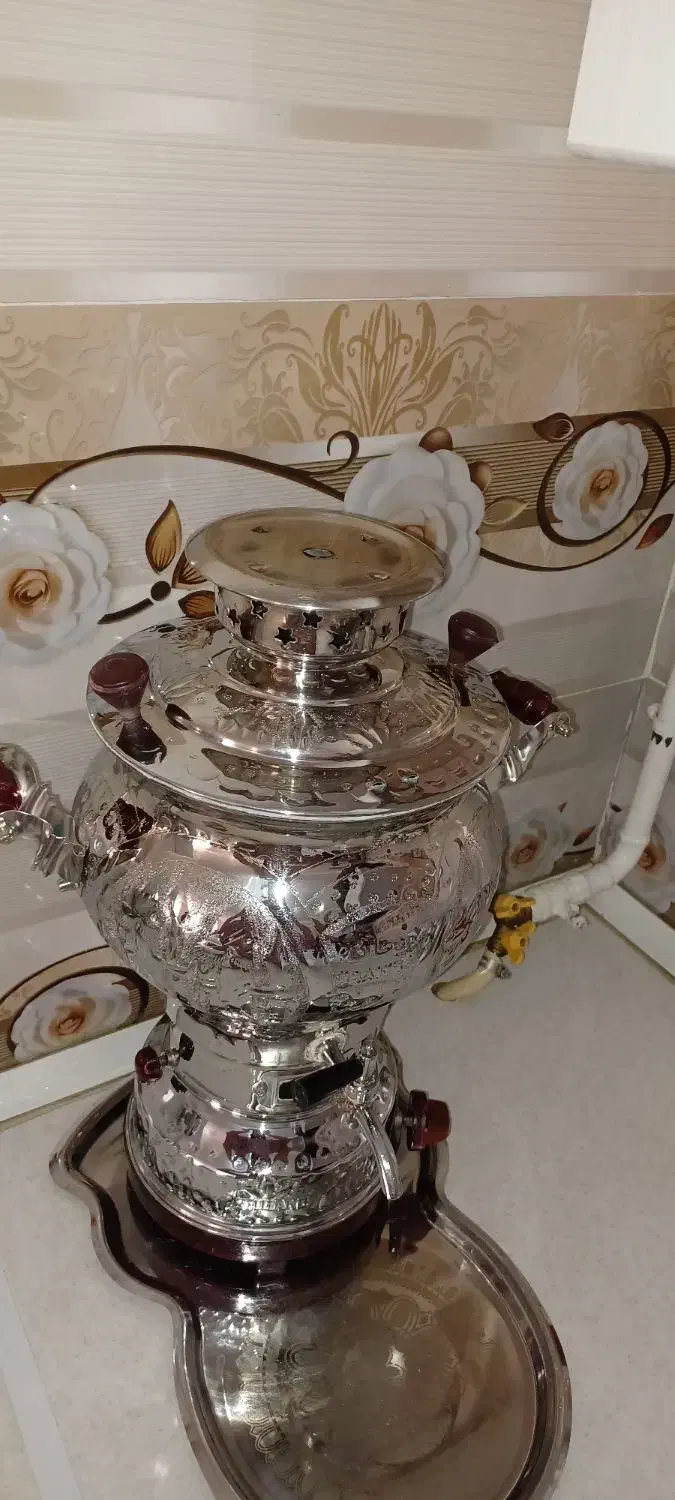 سماور گازی سالم بدون هیچ ایرادی|سماور، چای‌ساز، قهوه‌ساز|کنگاور, |دیوار