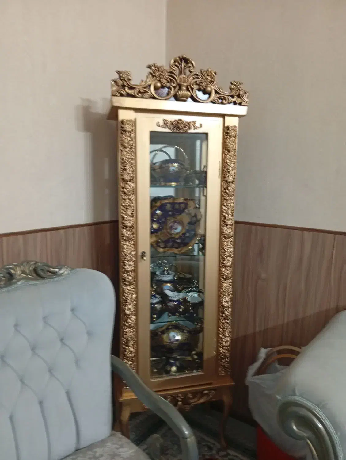 گنجه|بوفه، ویترین، کنسول|مشهد, مقدم|دیوار