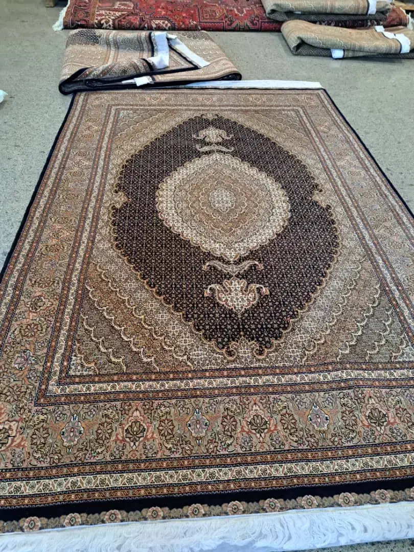 نخ اعلا درجه یک جفت ماهی ۶ متری بافنده ام|فرش|سرعین, |دیوار