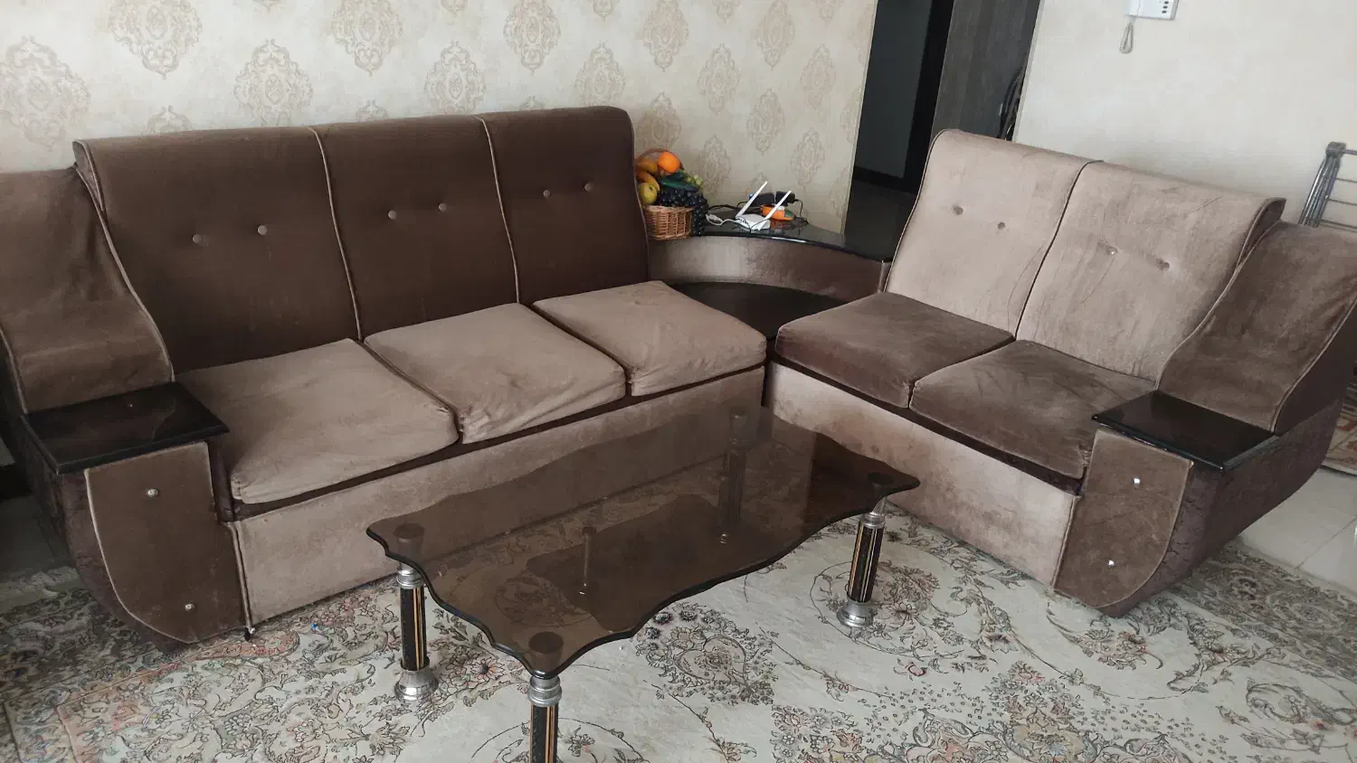 مبل ۱۱ نفره|مبلمان خانگی و میز عسلی|شیراز, درکی|دیوار