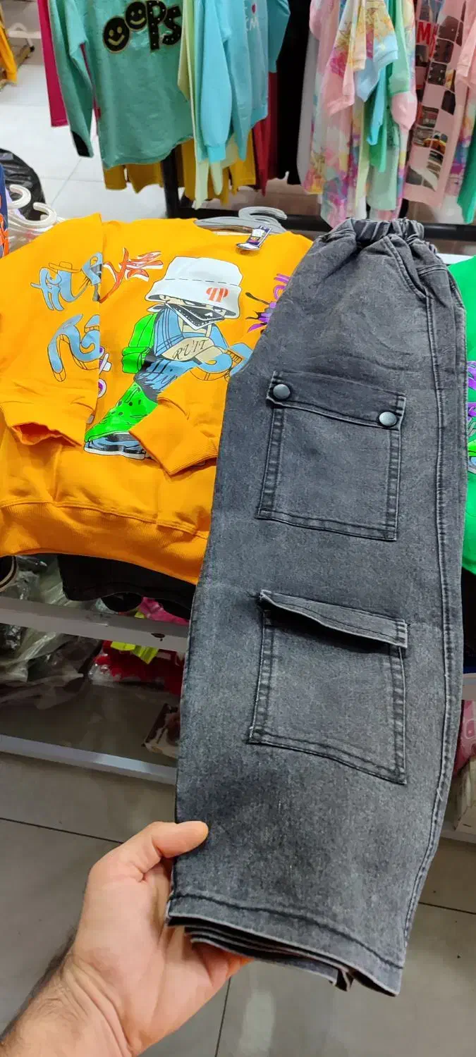 ست بلوز شلوارکتان کارگو ارزانسرای مهراب|کفش و لباس بچه|کرمانشاه, |دیوار