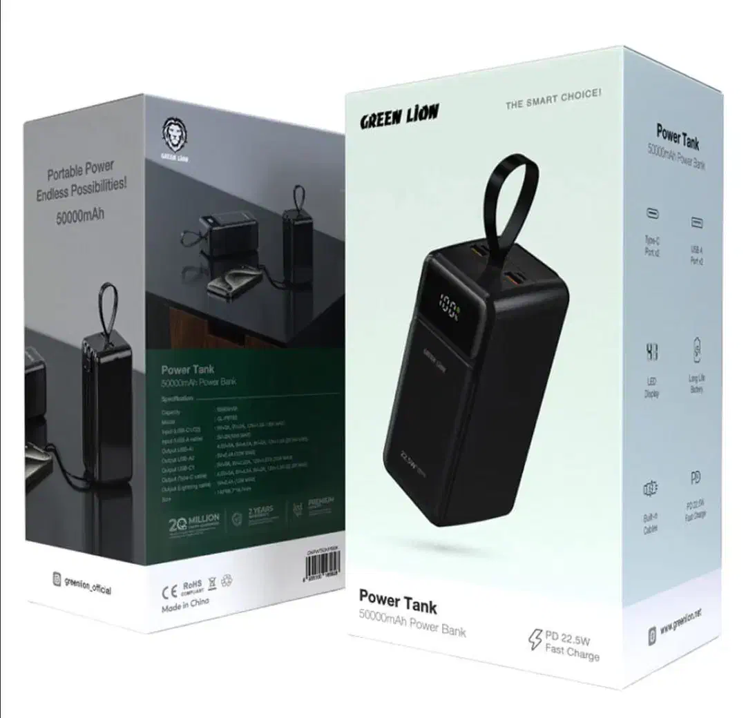 پاوربانک گرین لاین ۵۰۰۰۰|لوازم جانبی موبایل و تبلت|محمدشهر, همایون ویلا|دیوار