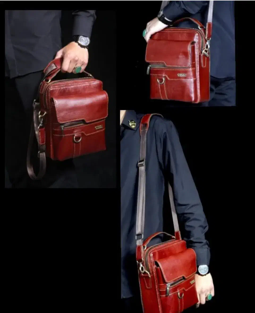 کیف اصل چرم.دست دوز|کیف، کفش، کمربند|نقده, |دیوار