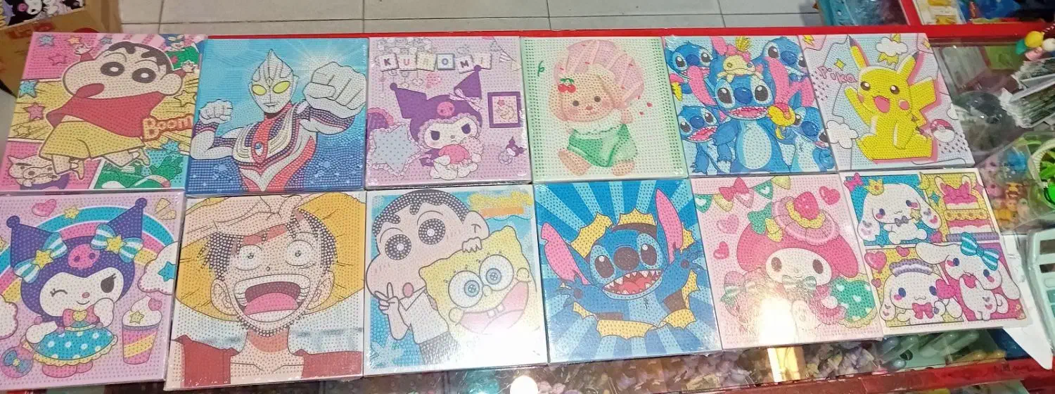 بوم نقاشی الماسی ۲۰ در ۲۰|لوازم التحریر|فردیس, سرحدی|دیوار