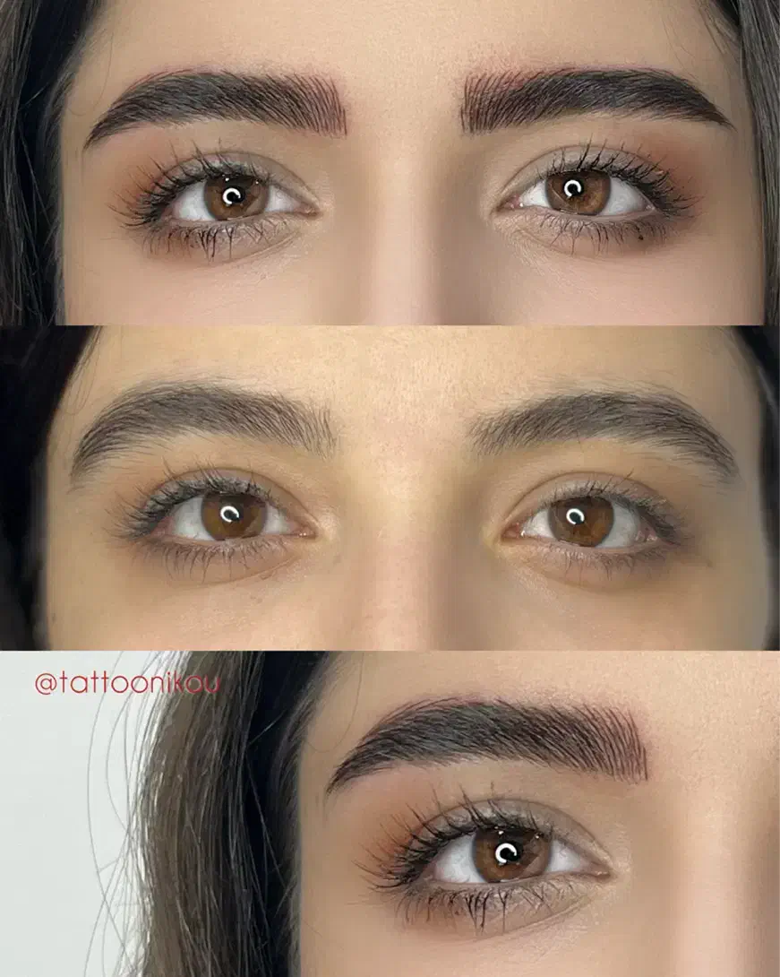 جذب مدل میکروبلدینگ ابرو (تارمویی و دخترونه)|خدمات آرایشگری و زیبایی|تاکستان, |دیوار