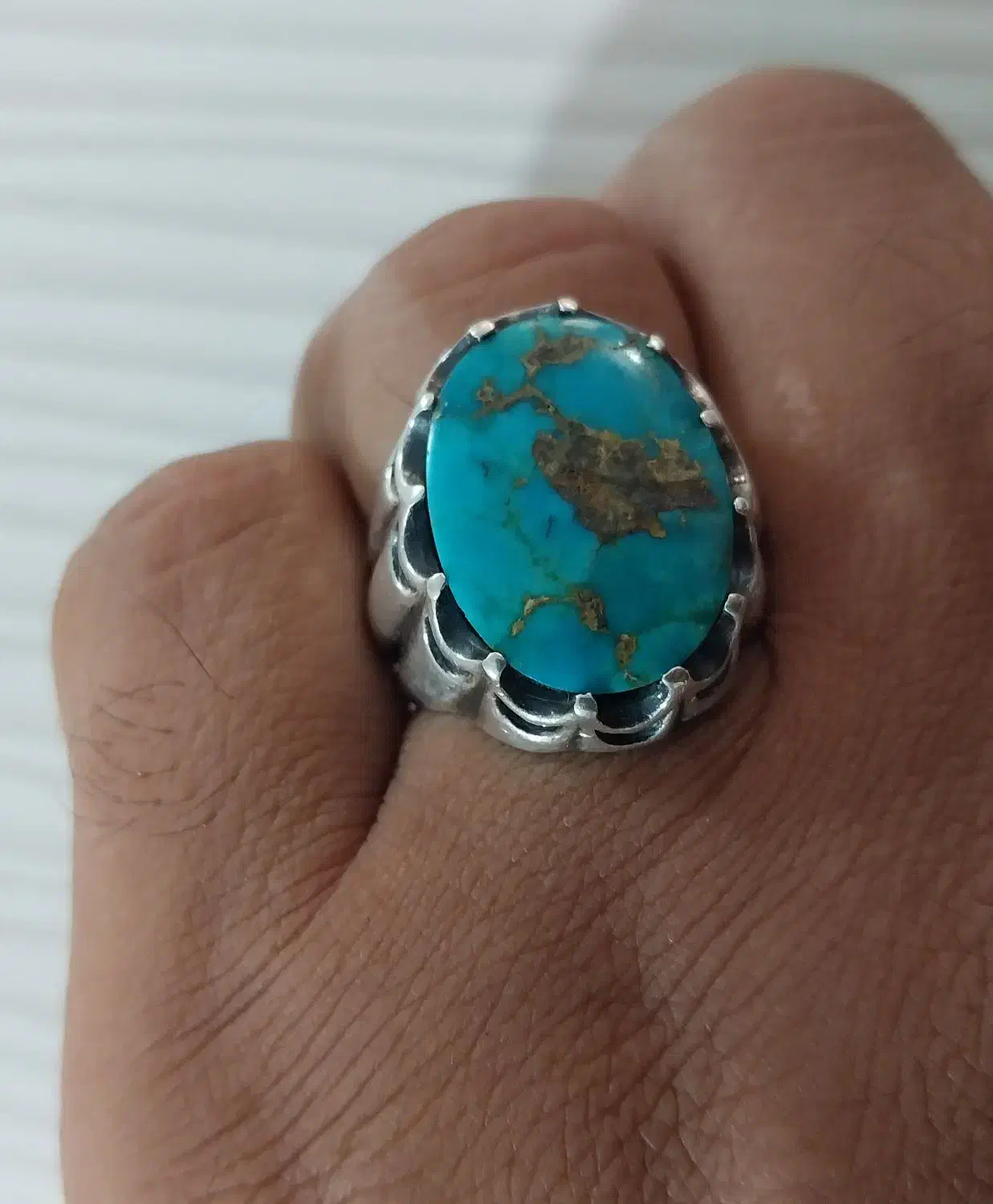 انگشتر نقره فیروزه نیشابور|جواهرات|سبزوار, امیر کبیر|دیوار