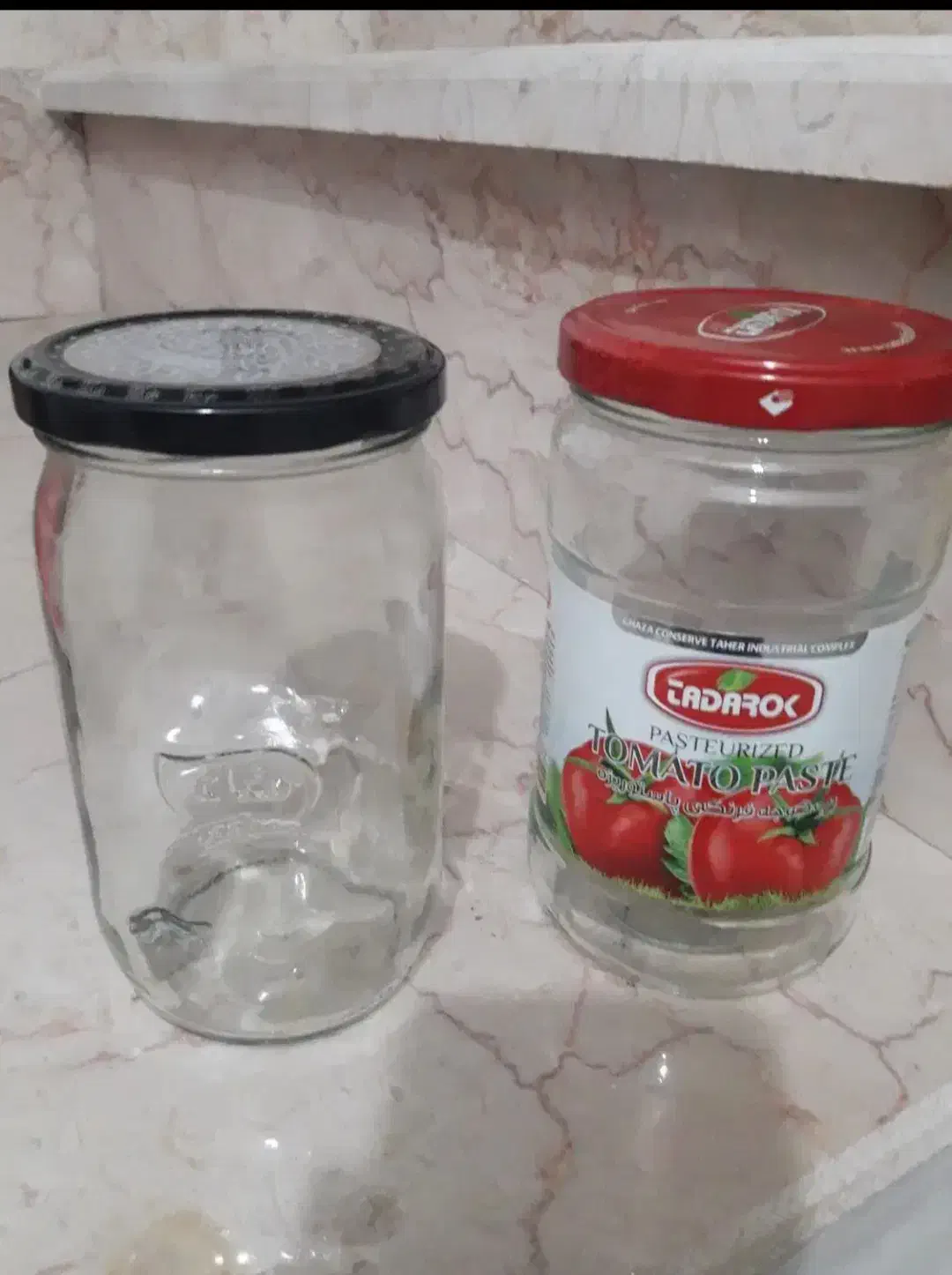 شیشه رب و مربا|ظروف نگهدارنده، پلاستیکی، یک‌بارمصرف|تبریز, |دیوار