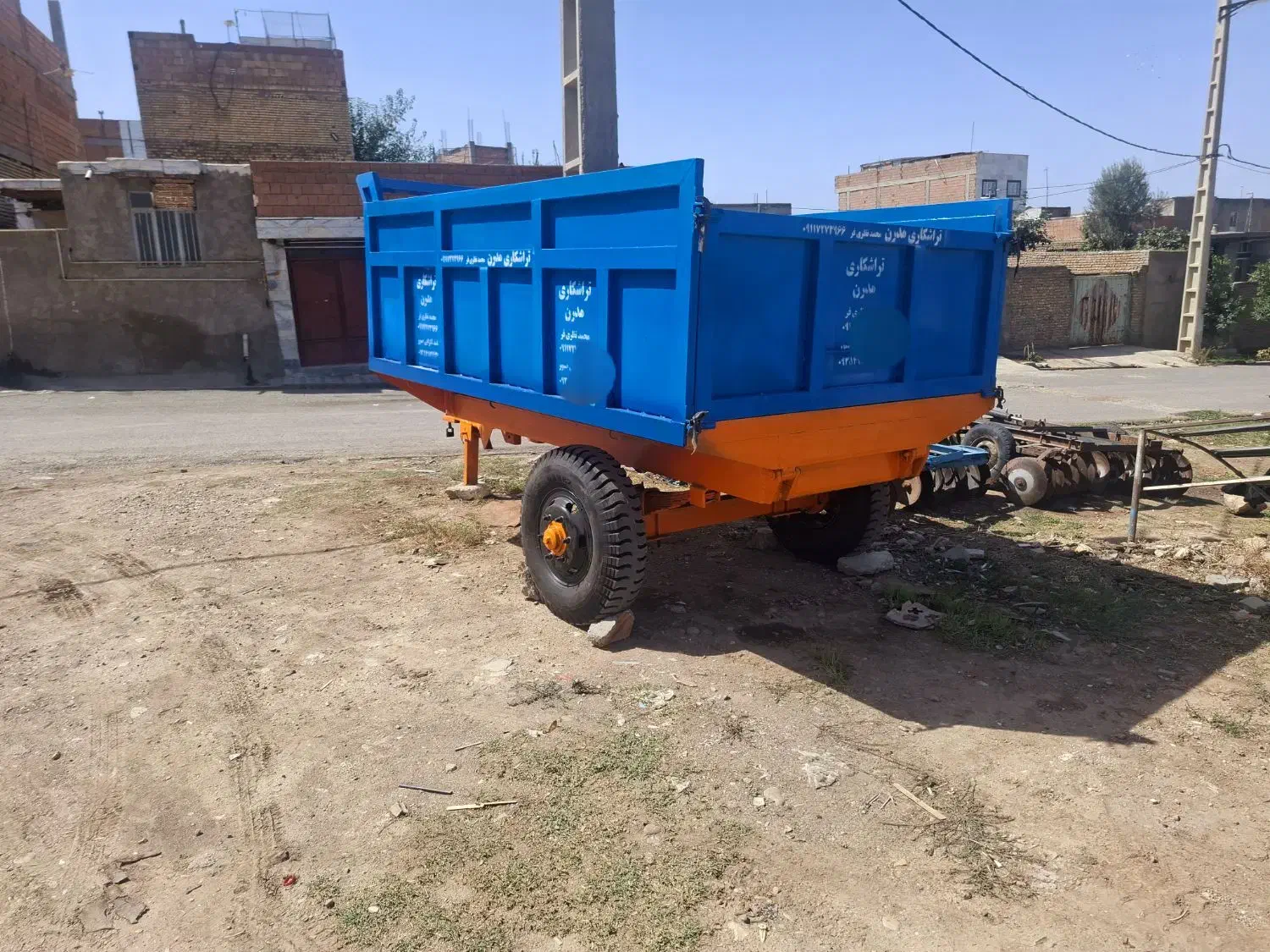 فروش  دو عددتریلی تراکتور خشک|قطعات یدکی و لوازم جانبی|گالیکش, |دیوار