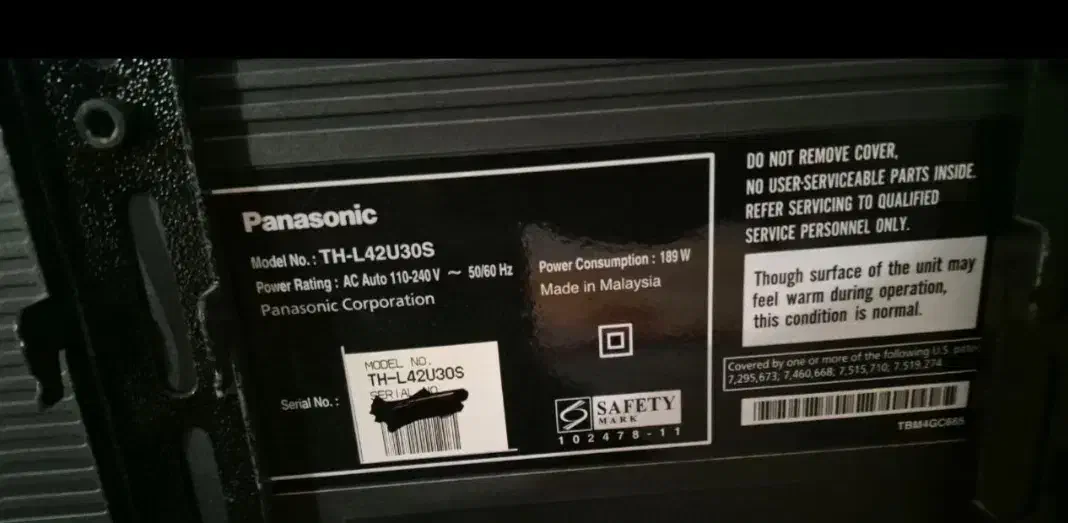 تلویزیون ال سی دی ۴۲ اینچ پاناسونیک|تلویزیون و پروژکتور|زنجان, |دیوار