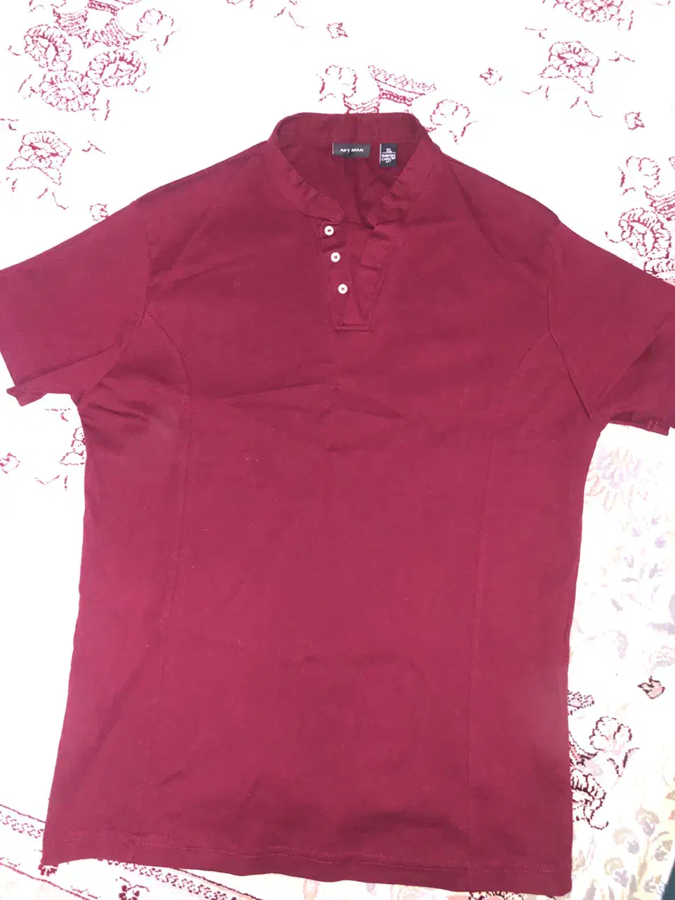 تیشرت زرشکی رنگ جنس عالی|لباس|سمنان, |دیوار