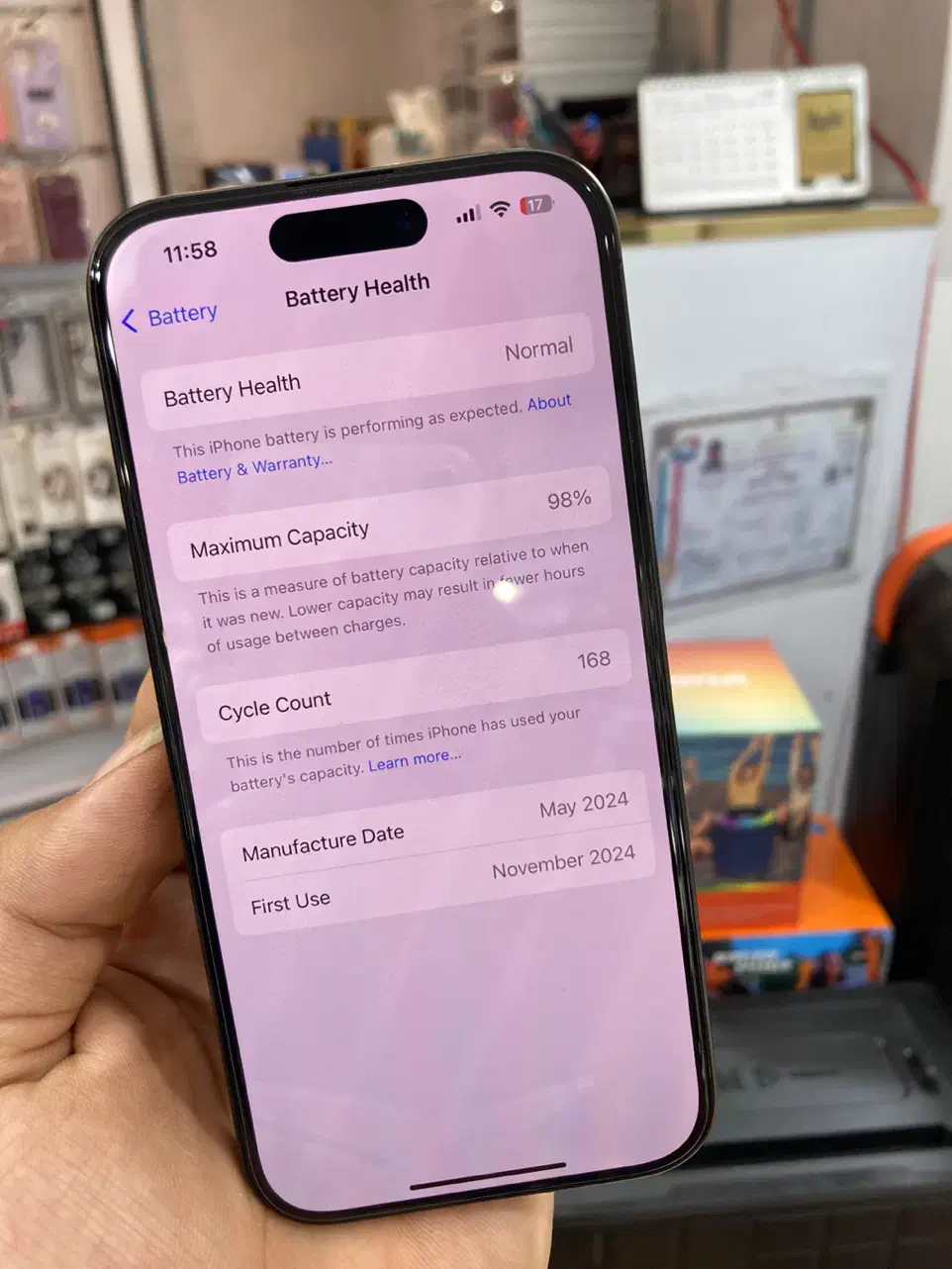 ایفون 15pro حافظه 256 گیگ تمیز|موبایل|قم, دورشهر|دیوار