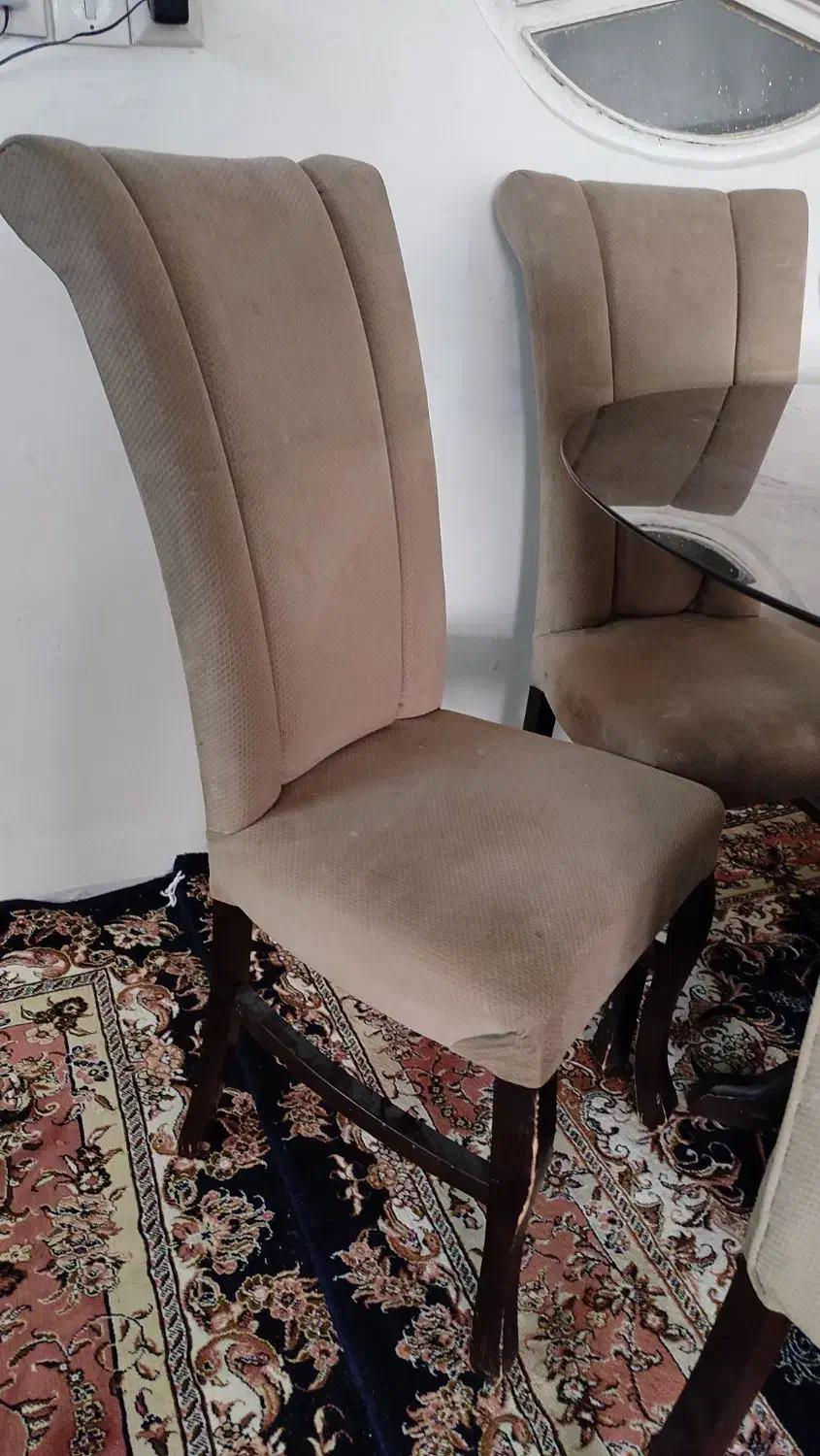 میز ناهار (نهار) خوری شش نفره|میز و صندلی غذاخوری|خرم‌آباد, |دیوار