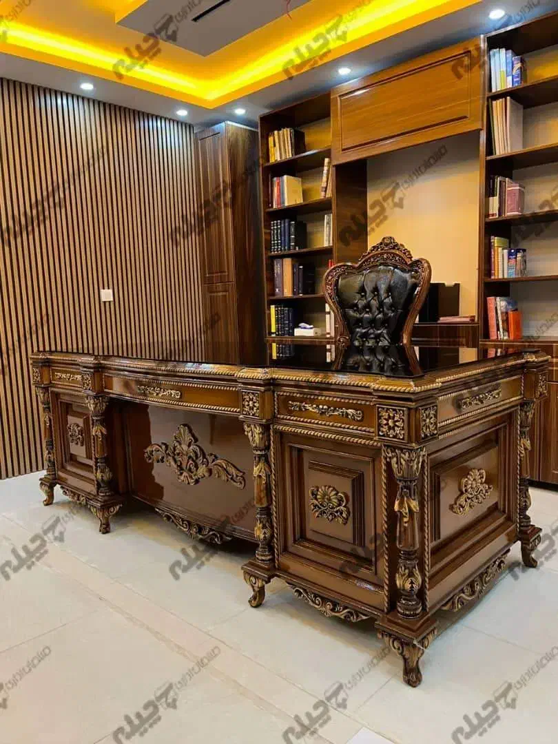 میز اداری امپراطوری|مبلمان اداری|تهران, فاطمی|دیوار