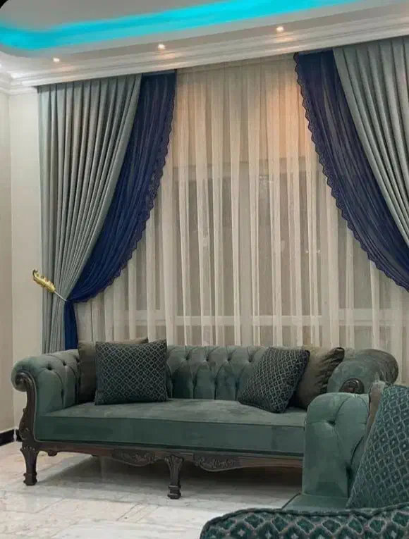 کارگاه پرده حریر|پرده، رانر، رومیزی|گنبد کاووس, |دیوار