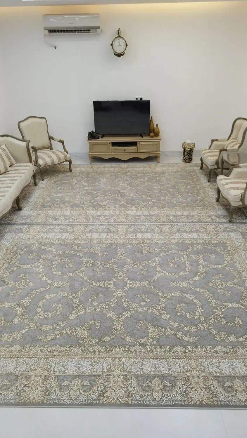دو تخته فرش ۹متری طرح جدید ۱۲۰۰شانه تراکم۳۶۰۰|فرش|بهبهان, |دیوار