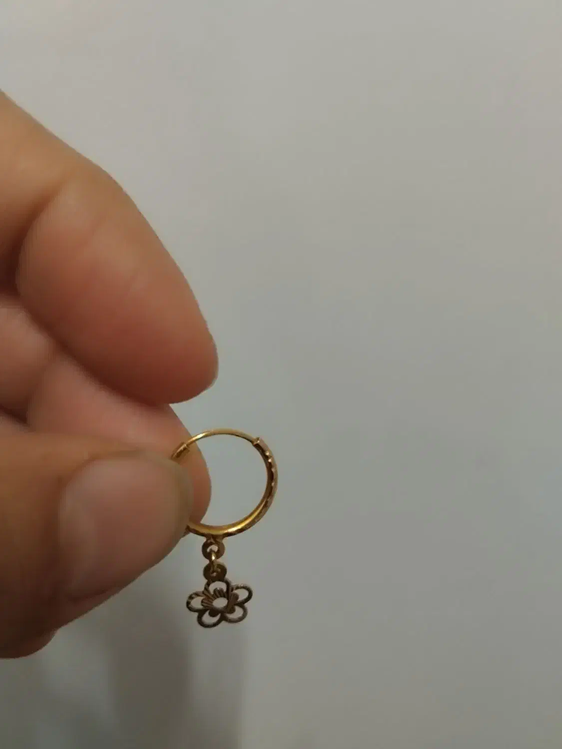 گوشواره طلا وزن 1.110بالای تابلو با 4درصد|جواهرات|بیرجند, |دیوار