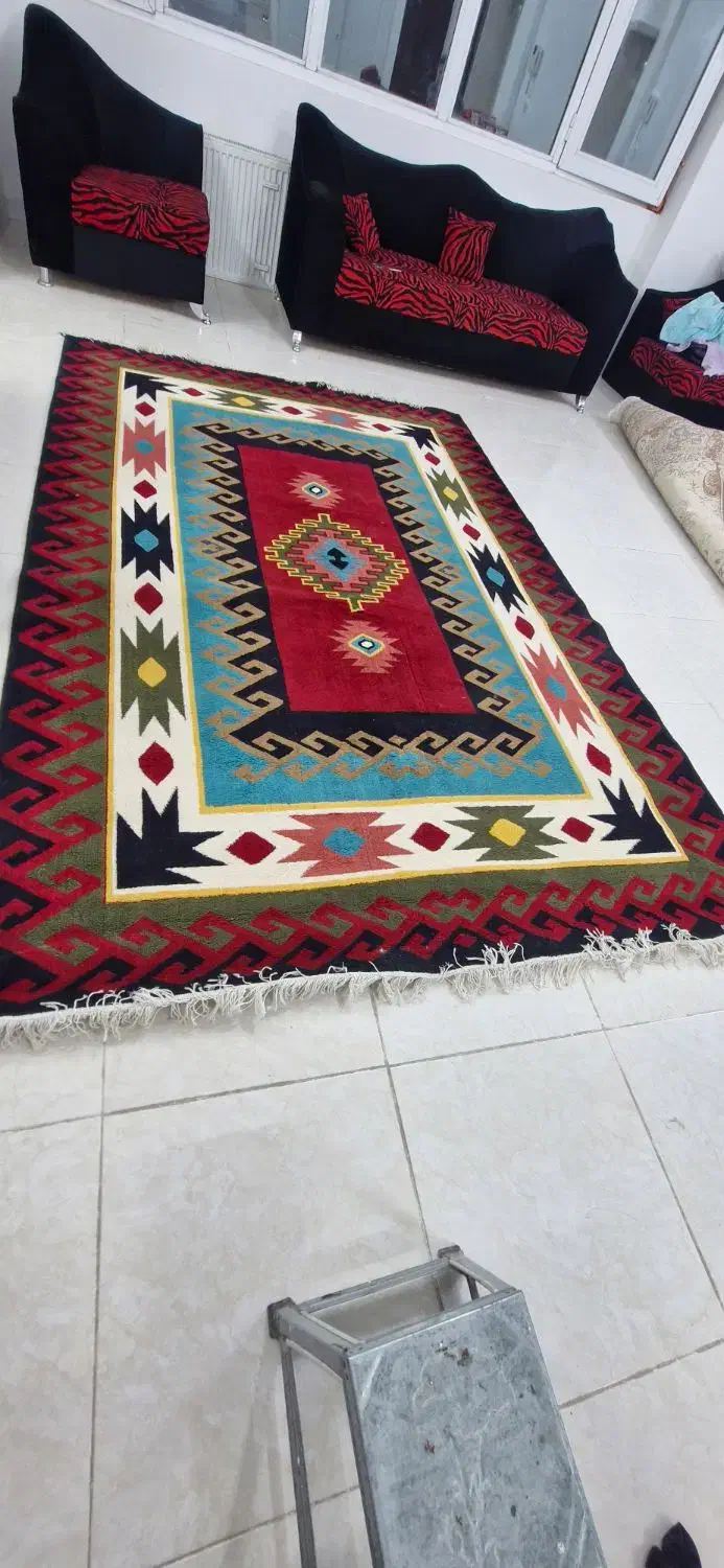 گلیم فرش زیبا|فرش|قم, باسکول|دیوار