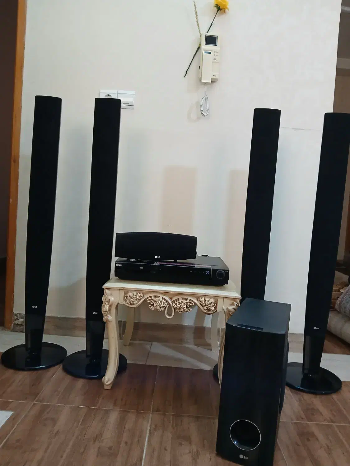 سینما خانگی|سیستم صوتی خانگی|لاهیجان, خمیر کلایه|دیوار