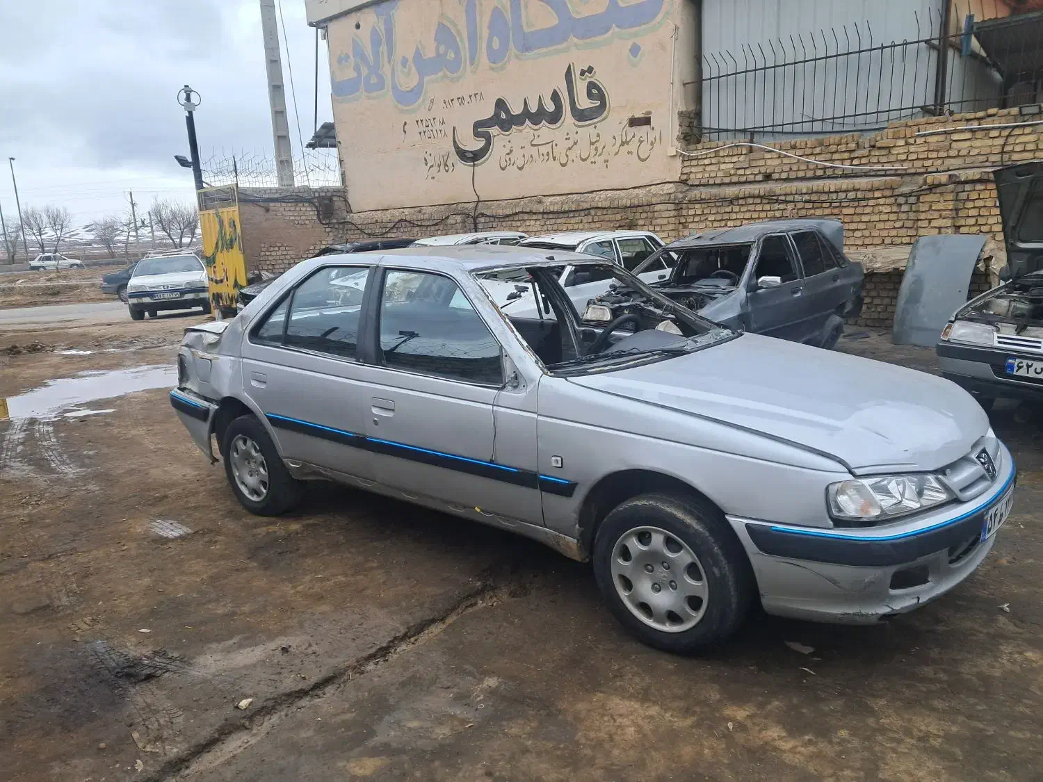 پارس ۸۵ تصادفی|خودرو سواری و وانت|ابریشم, |دیوار