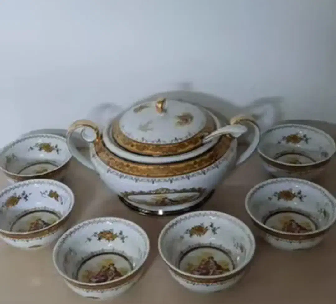 ست پذیرایی لیلی و مجنون|ظروف سرو و پذیرایی|همدان, |دیوار