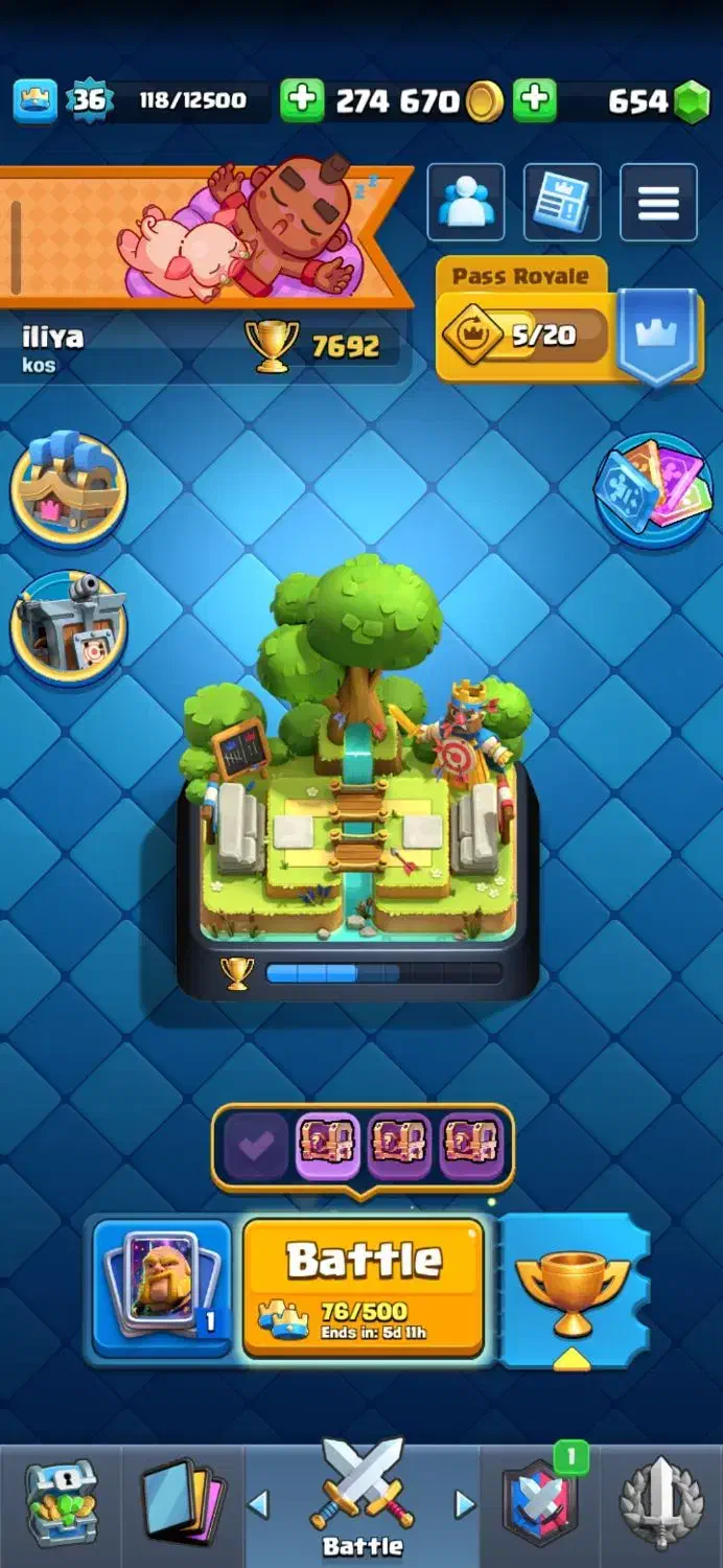 اکانت کلش رویال لول ۳۶|کنسول، بازی ویدئویی و آنلاین|تهران, طرشت|دیوار