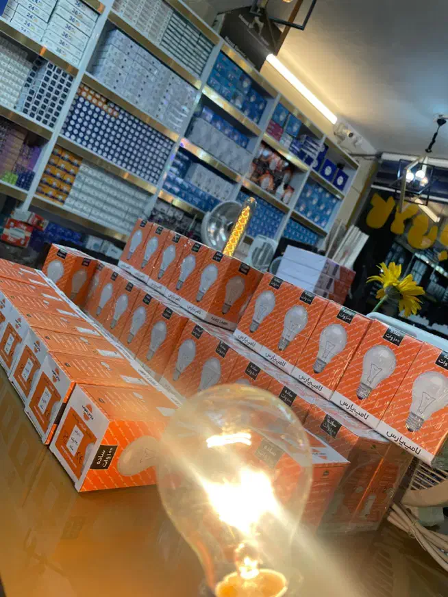 لامپ ۱۰۰ وات رشته ای پارس شهاب|لامپ و چراغ|ملایر, |دیوار