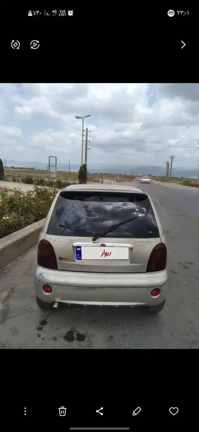 ام وی ام ۱۱۰ بازسازی شده آماده تحویل|خودرو سواری و وانت|گنبد کاووس, |دیوار