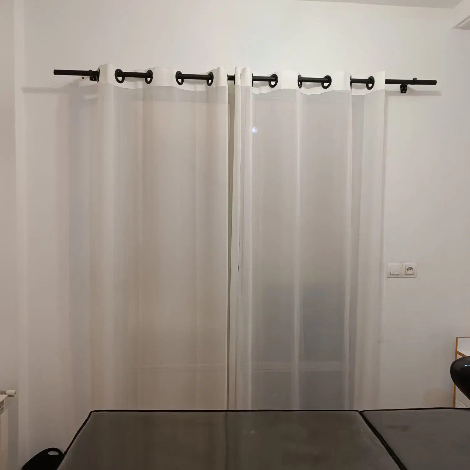 سه عدد پرده پانچی آماده همراه چوب پرده|پرده، رانر، رومیزی|کرج, گلشهر|دیوار