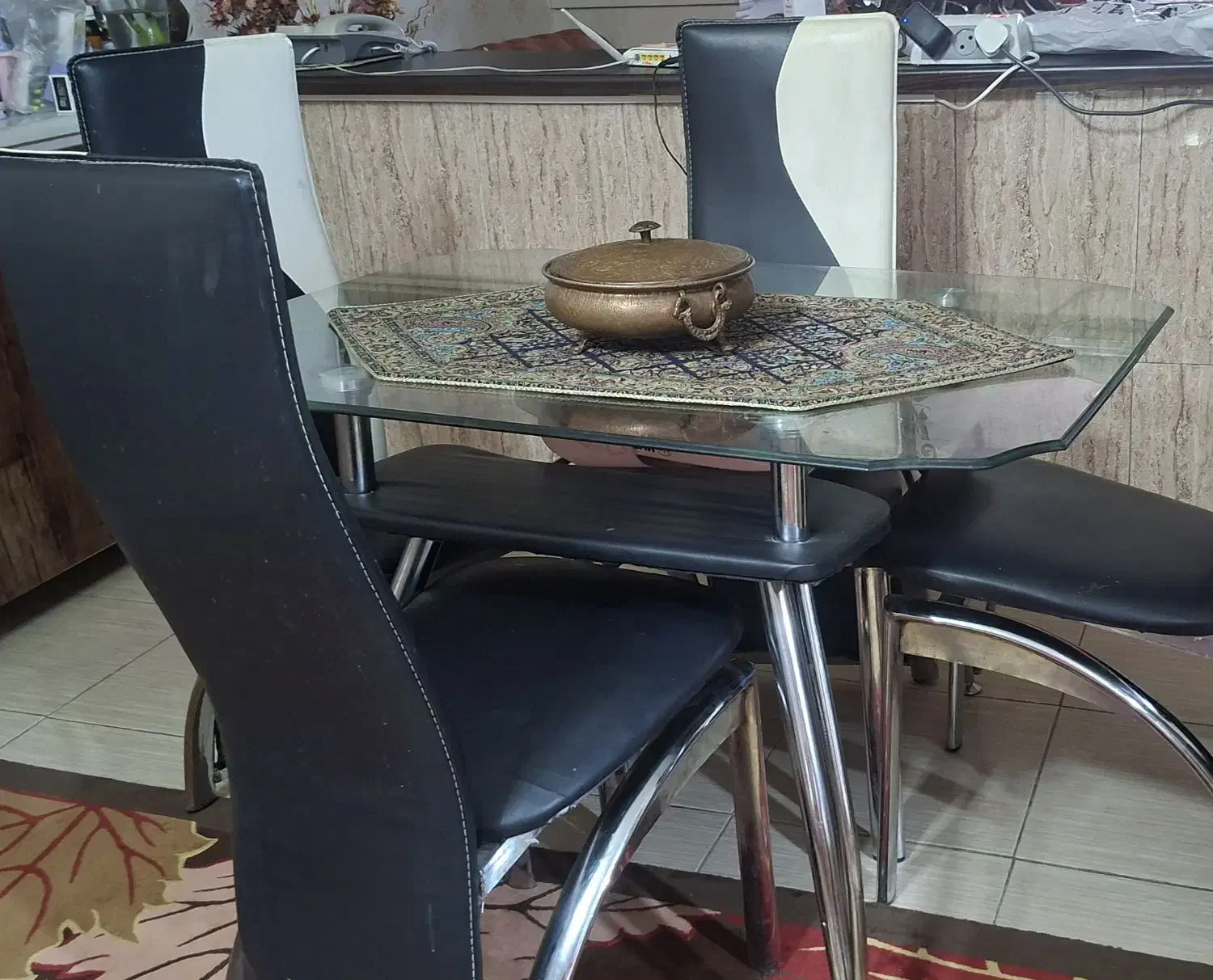 میز صندلی استیل|میز و صندلی غذاخوری|زرند, |دیوار