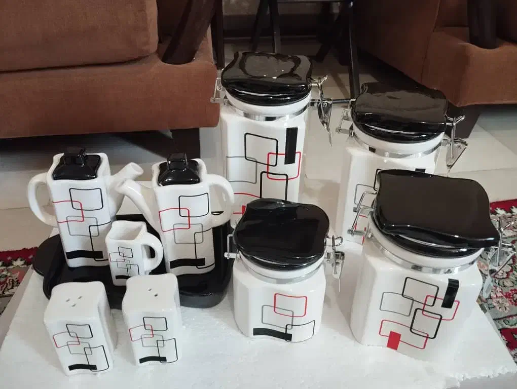 سرویس پاسماوری ۱۳پارچه سرامیکی شیک و خاص|ظروف سرو و پذیرایی|تهران, امام زاده عبدالله|دیوار