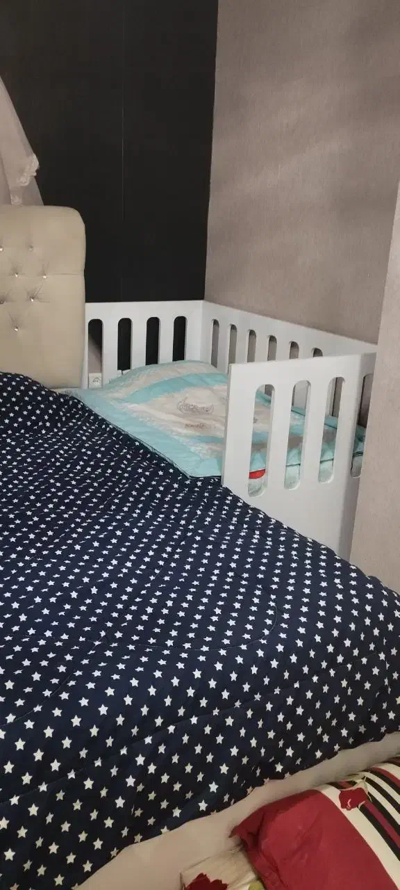 تخت کنار مادر از نوزادی تا ۶ سالگی|تخت و صندلی بچه|گنبد کاووس, |دیوار