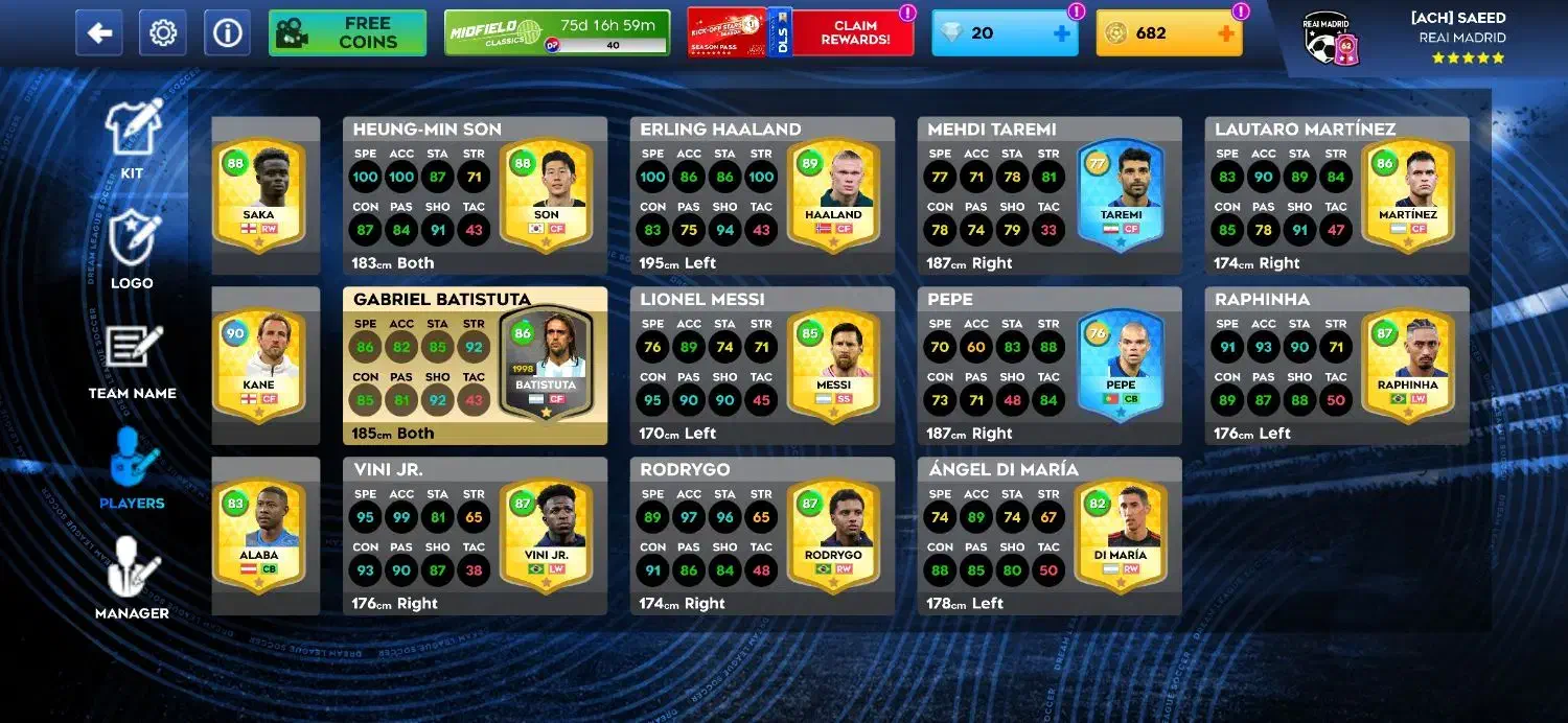 اکانت دریم لیگ|کنسول، بازی ویدئویی و آنلاین|تهران, شیخ هادی|دیوار