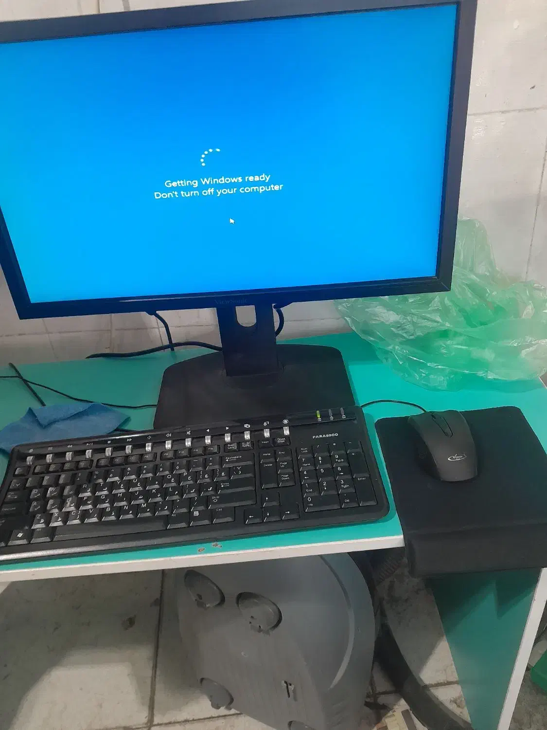 سیستم خانگی بامانیتور۲۲اینچ|رایانه رومیزی|سقز, |دیوار