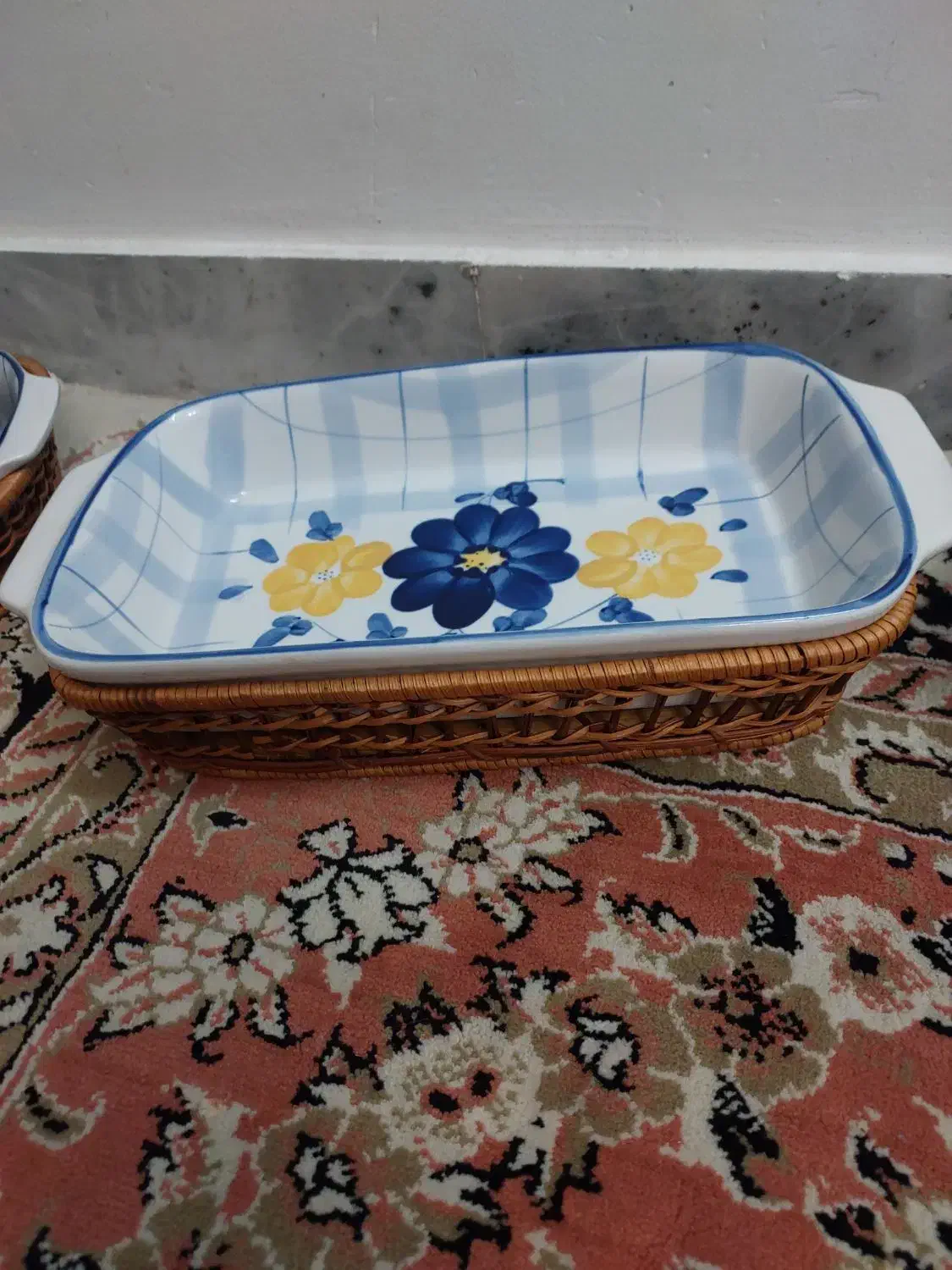 سوپ خوری و ظرف سرو حصیری|ظروف سرو و پذیرایی|نیشابور, شریعتی|دیوار