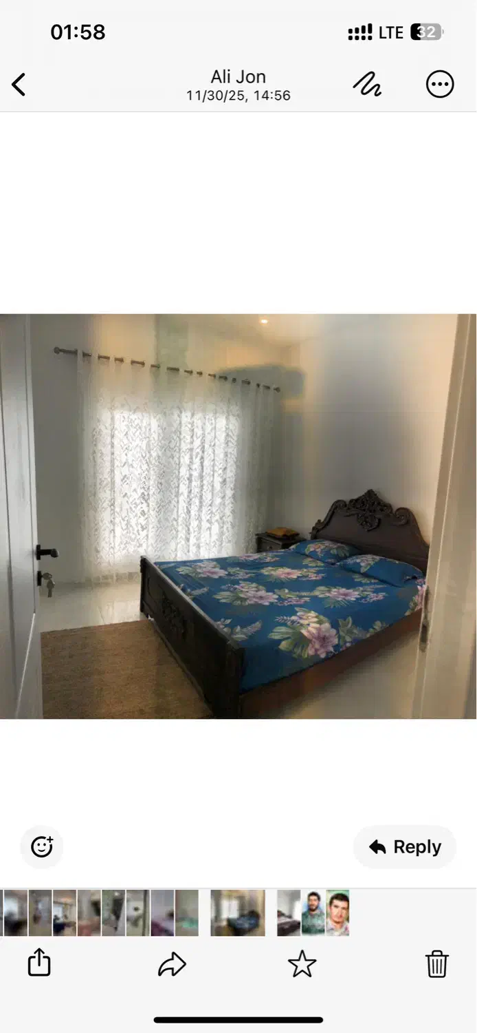 تخت به همراه تشک|تخت و سرویس خواب|بابلسر, |دیوار