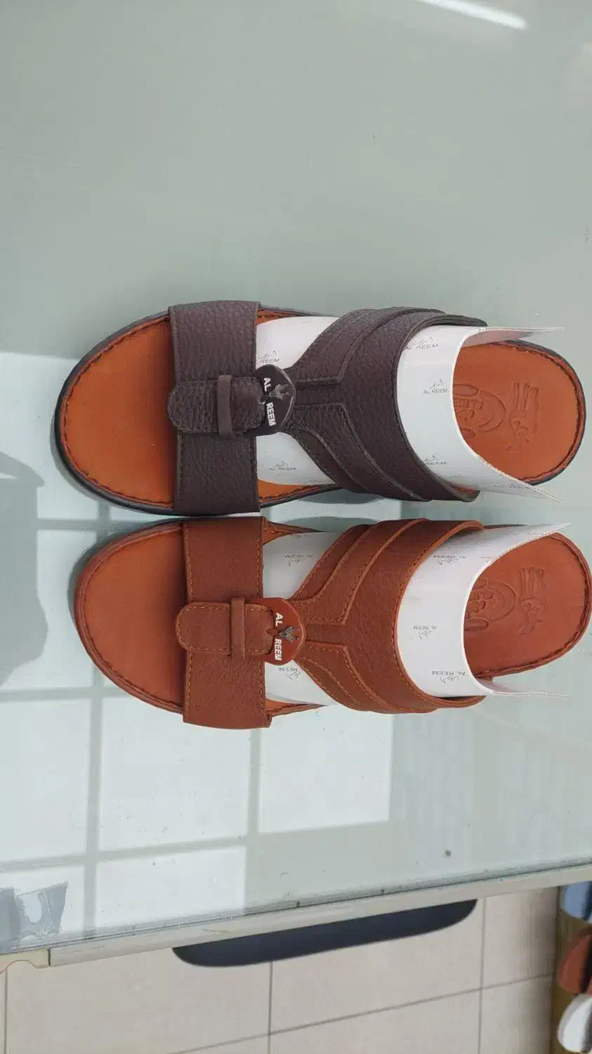 دمپایی عربی چرم، کفی چرم، دور دوخت، تایلندی|کیف، کفش، کمربند|بندرعباس, |دیوار