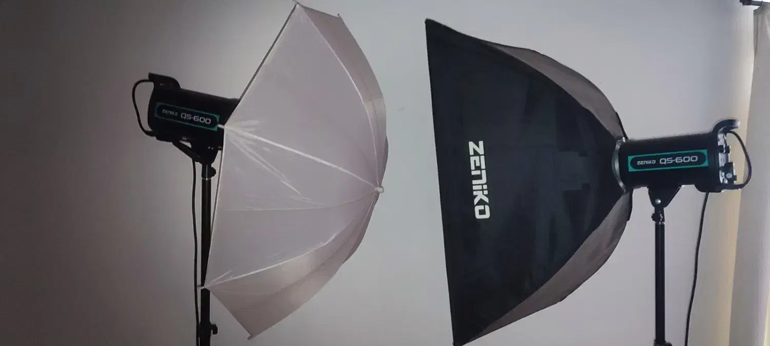 فروش کیت کامل فلش استودیویی|دوربین عکاسی و فیلمبرداری|فسا, |دیوار