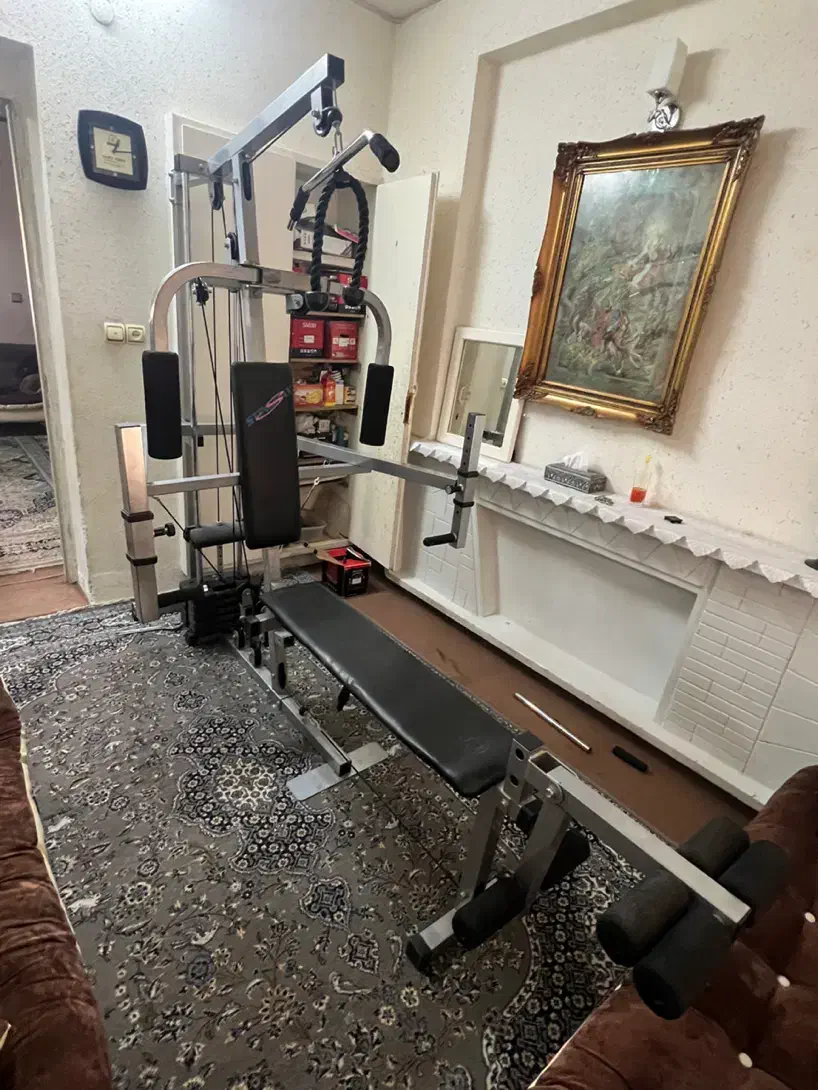 دستگاه چند کاره بدنسازی|تجهیزات ورزشی|شیراز, آبیاری|دیوار