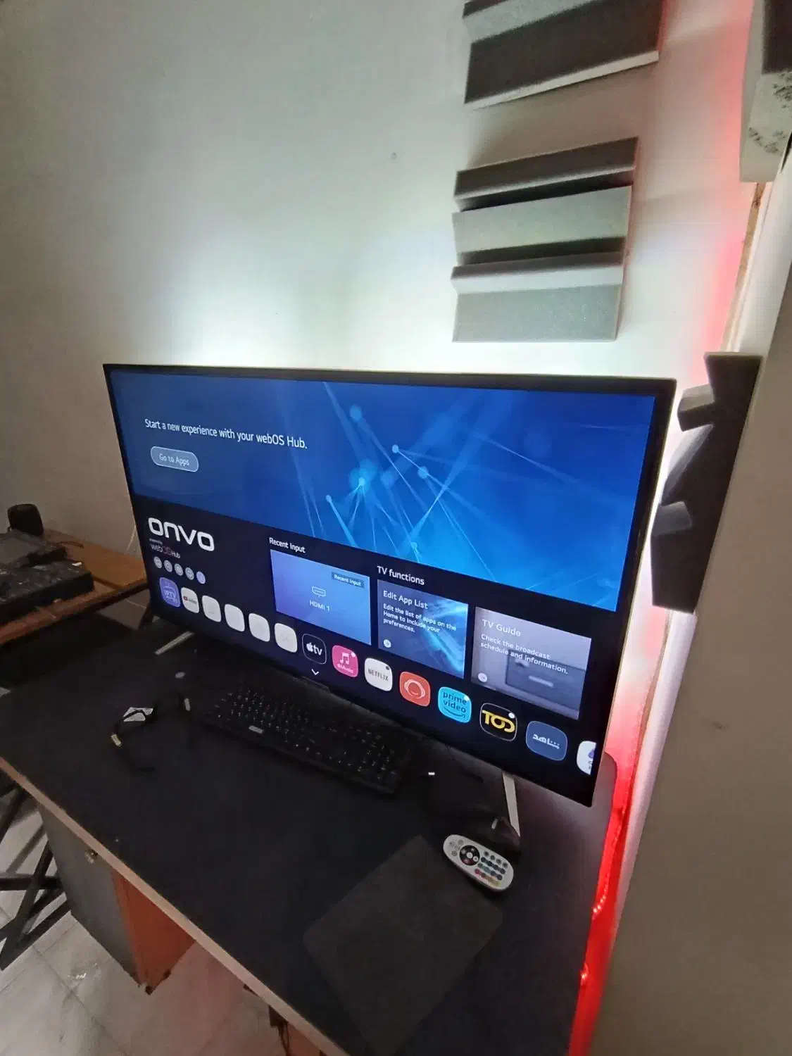 تلویزیون 50 اسمارت ONVO (LG) WEB OS|تلویزیون و پروژکتور|کرج, کوی مدرس|دیوار