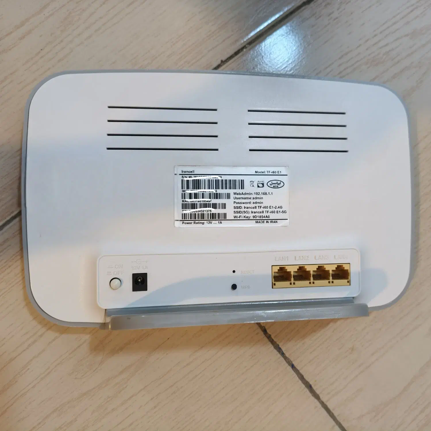 مودم TD LTEایرانسل مدل +E1 TF i60 4G|مودم و تجهیزات شبکه|خرمشهر, |دیوار