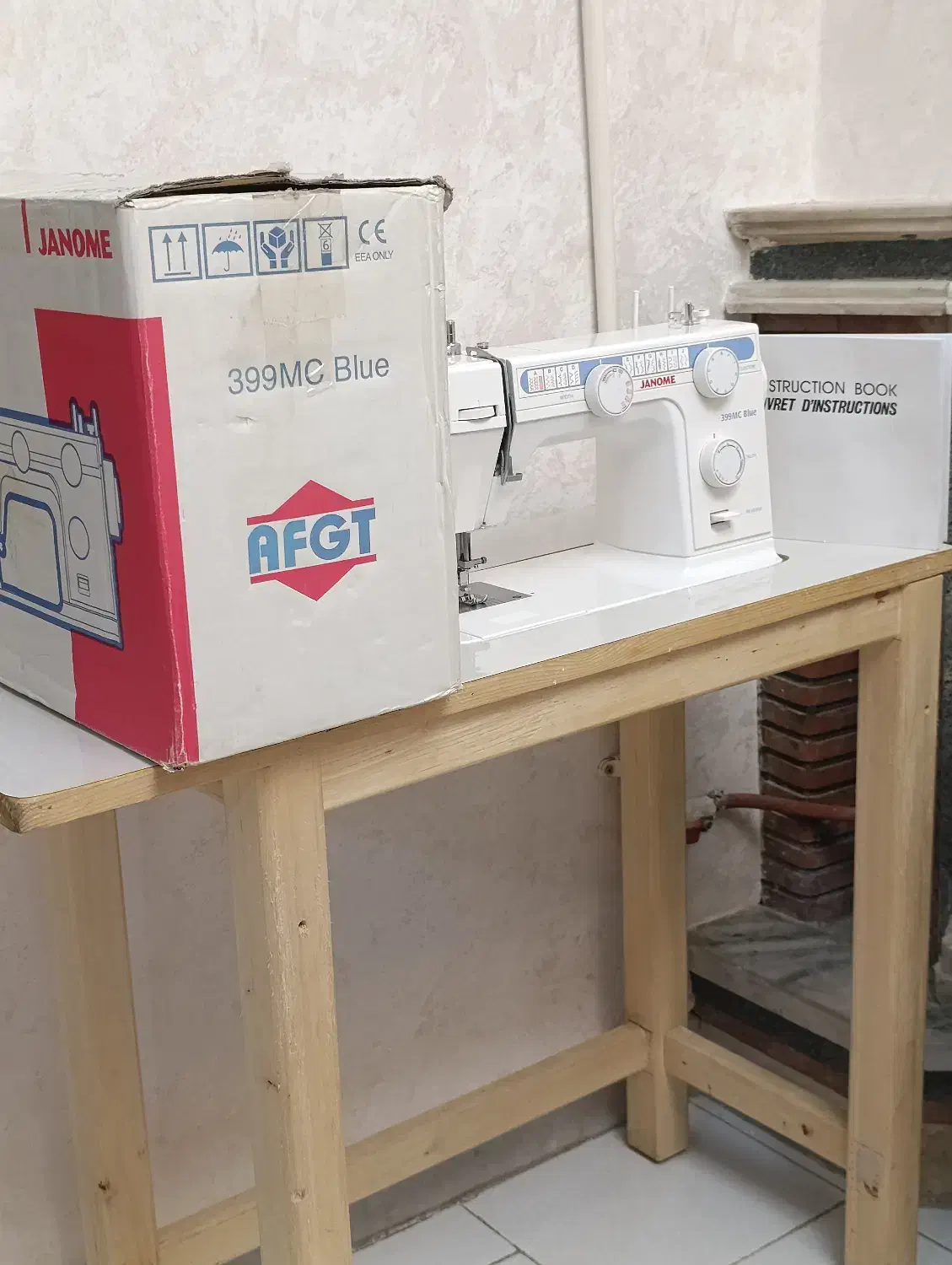 چرخ خیاطی ژانومه 399mc blue|چرخ خیاطی و ریسندگی|کرج, گلشهر|دیوار